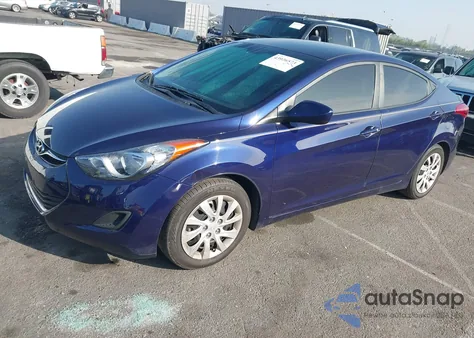 2013 Hyundai Elantra Gls/Limited z USA, uszkodzony, nr VIN 5NPDH4AEXDH206379